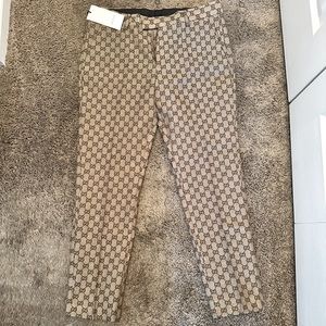 Gucci signature print trouser pants (Unisex)